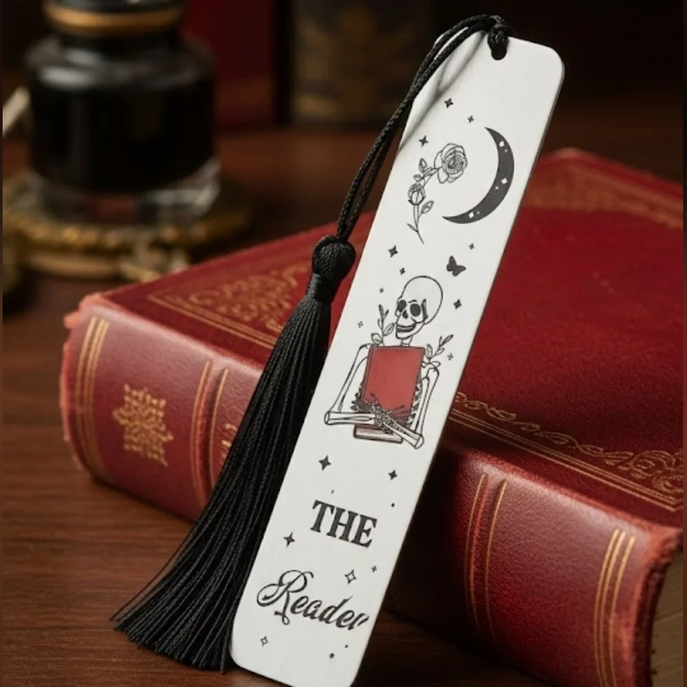 The Reader Bookmark with Black Tassel